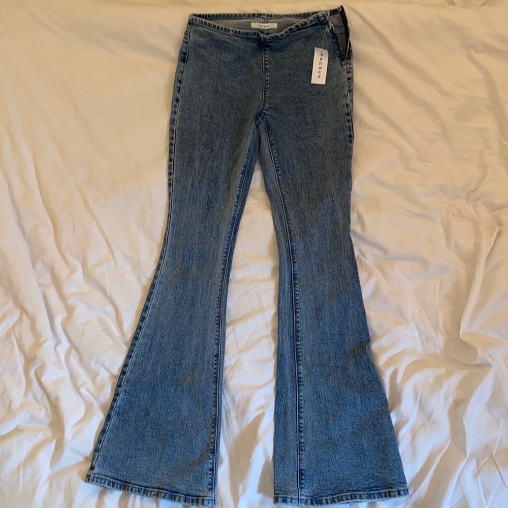 Size 26 Low Rise Flare Jeans from Pacsun